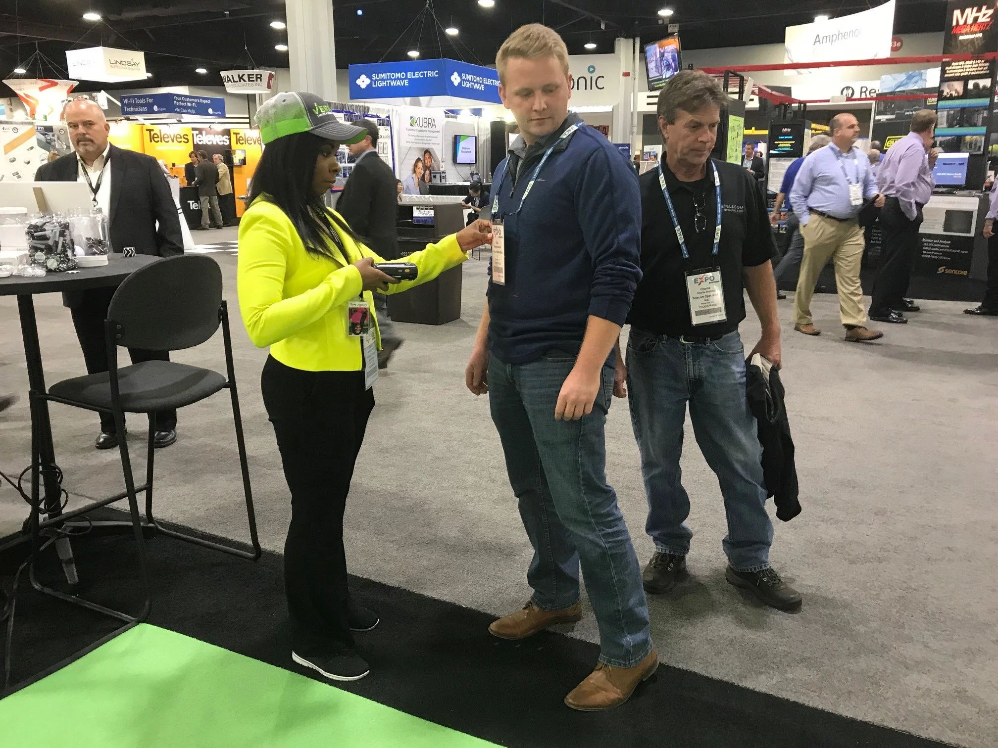 Photo of you working an event