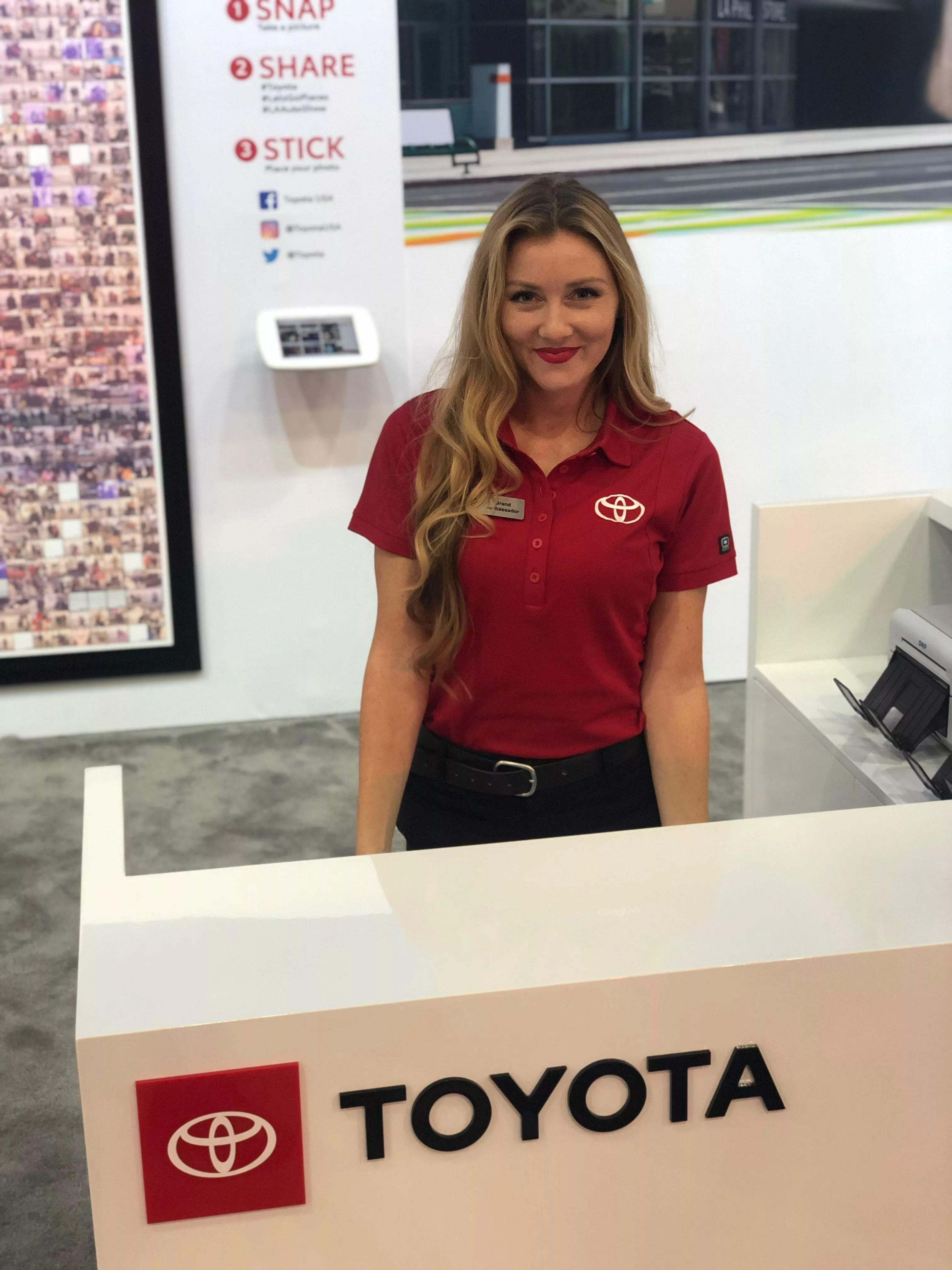 Photo of you working an event