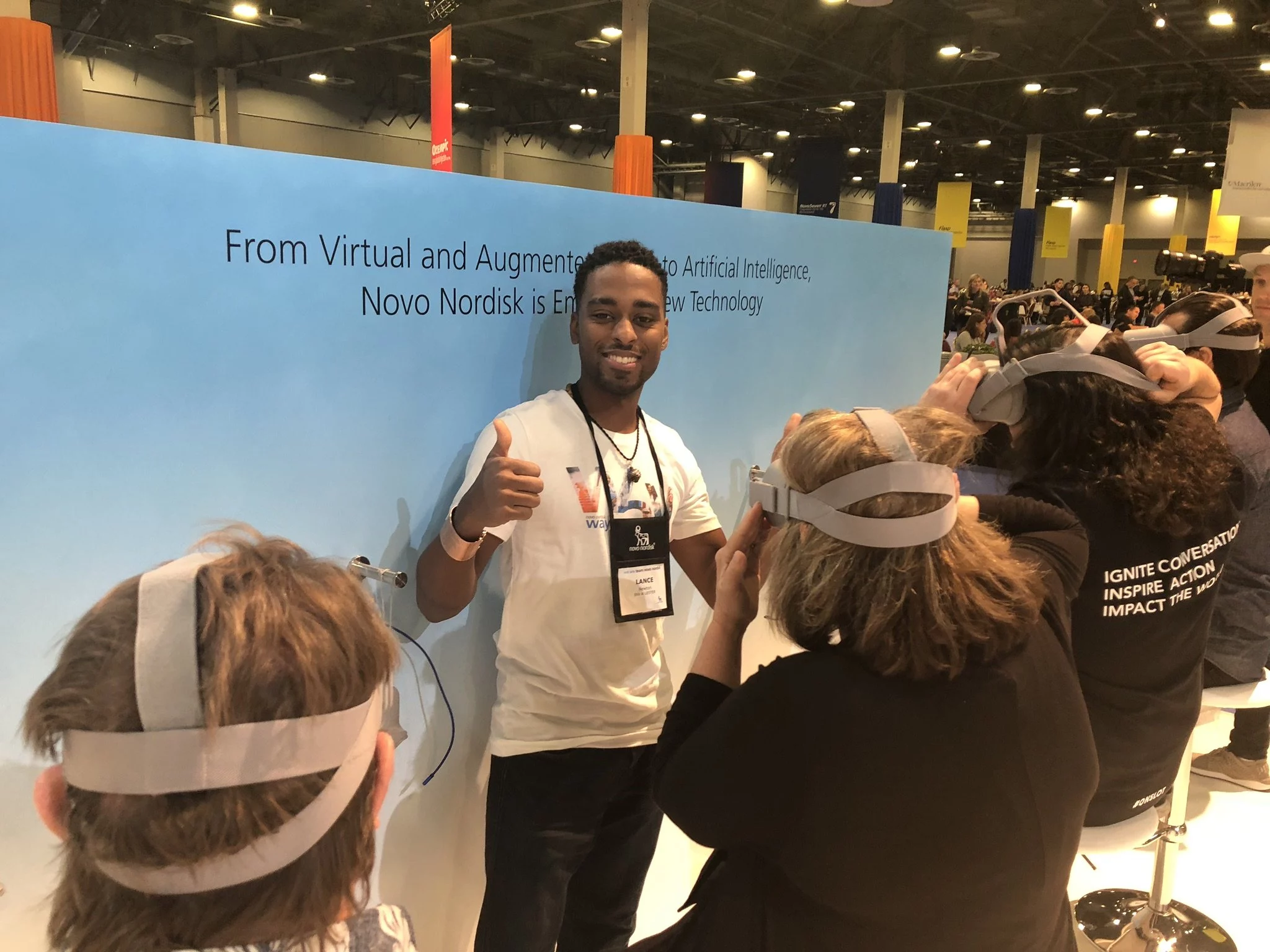 Photo of you working an event