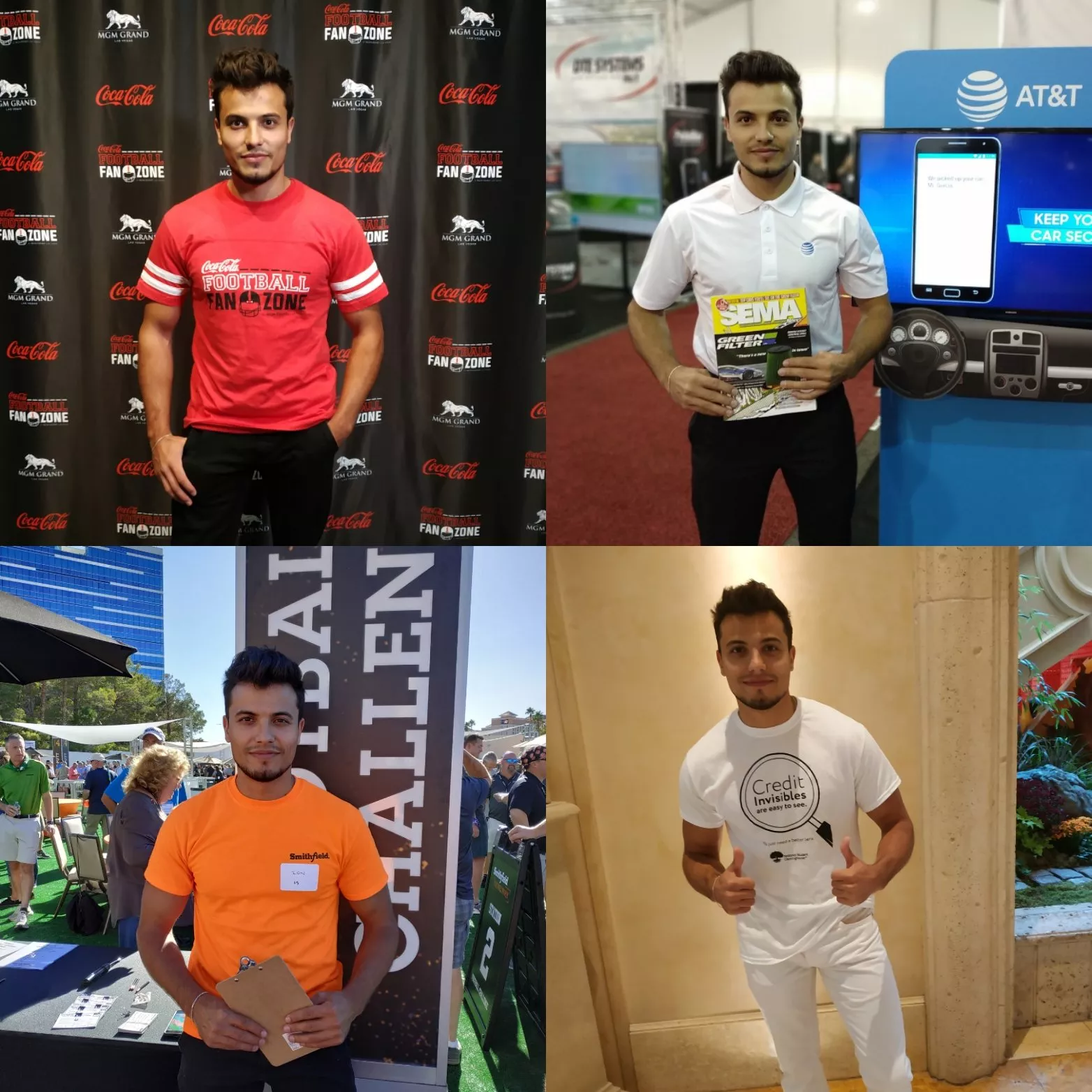 Photo of you working an event