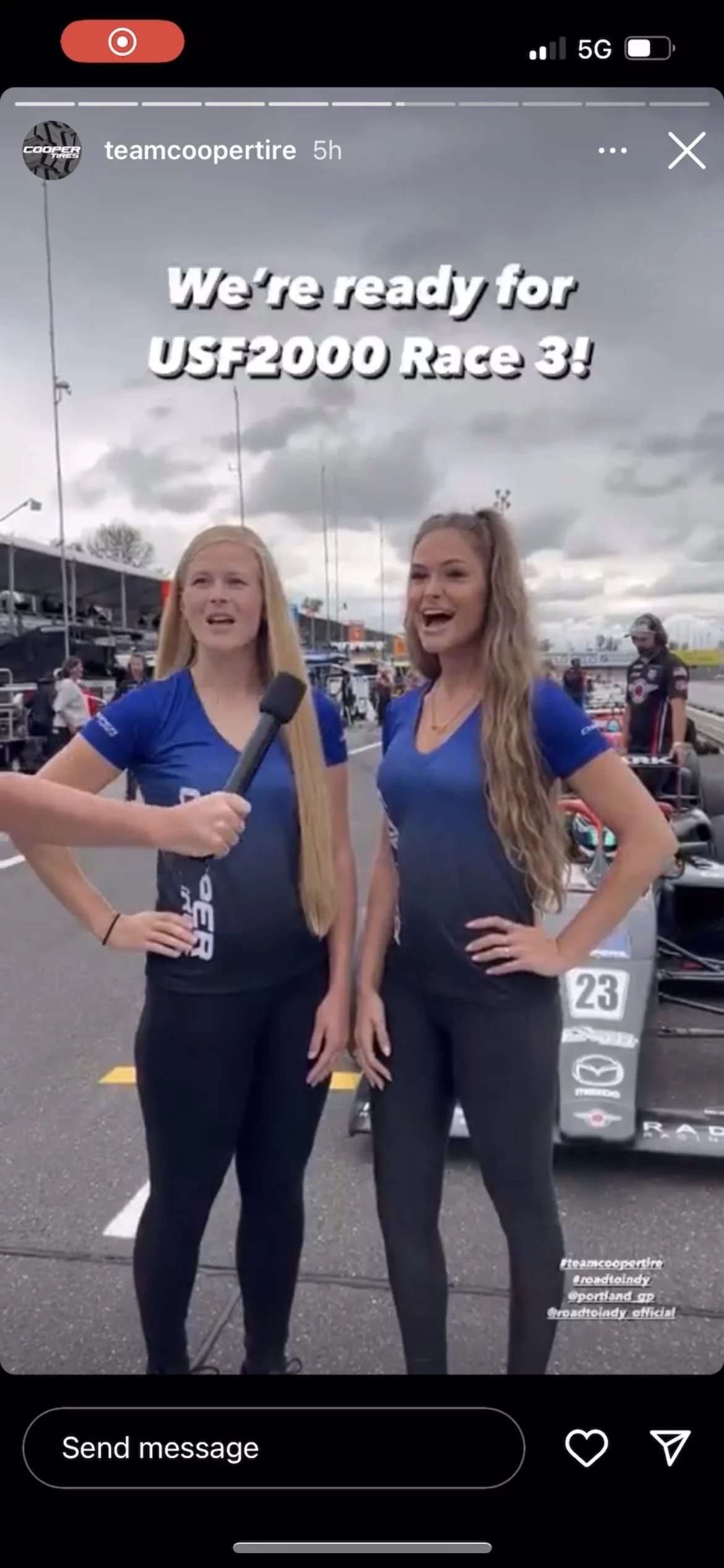 Photo of you working an event