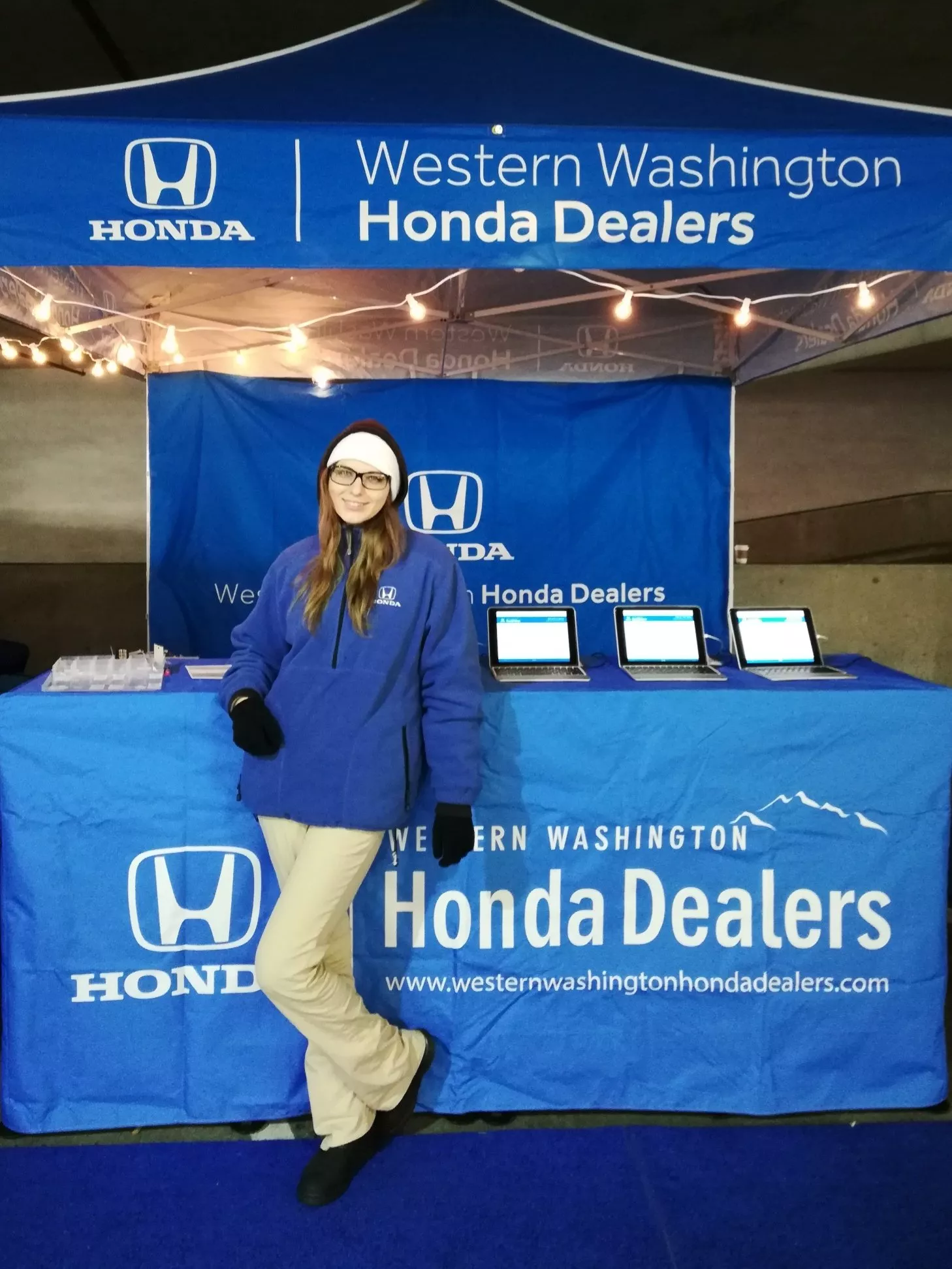 Photo of you working an event