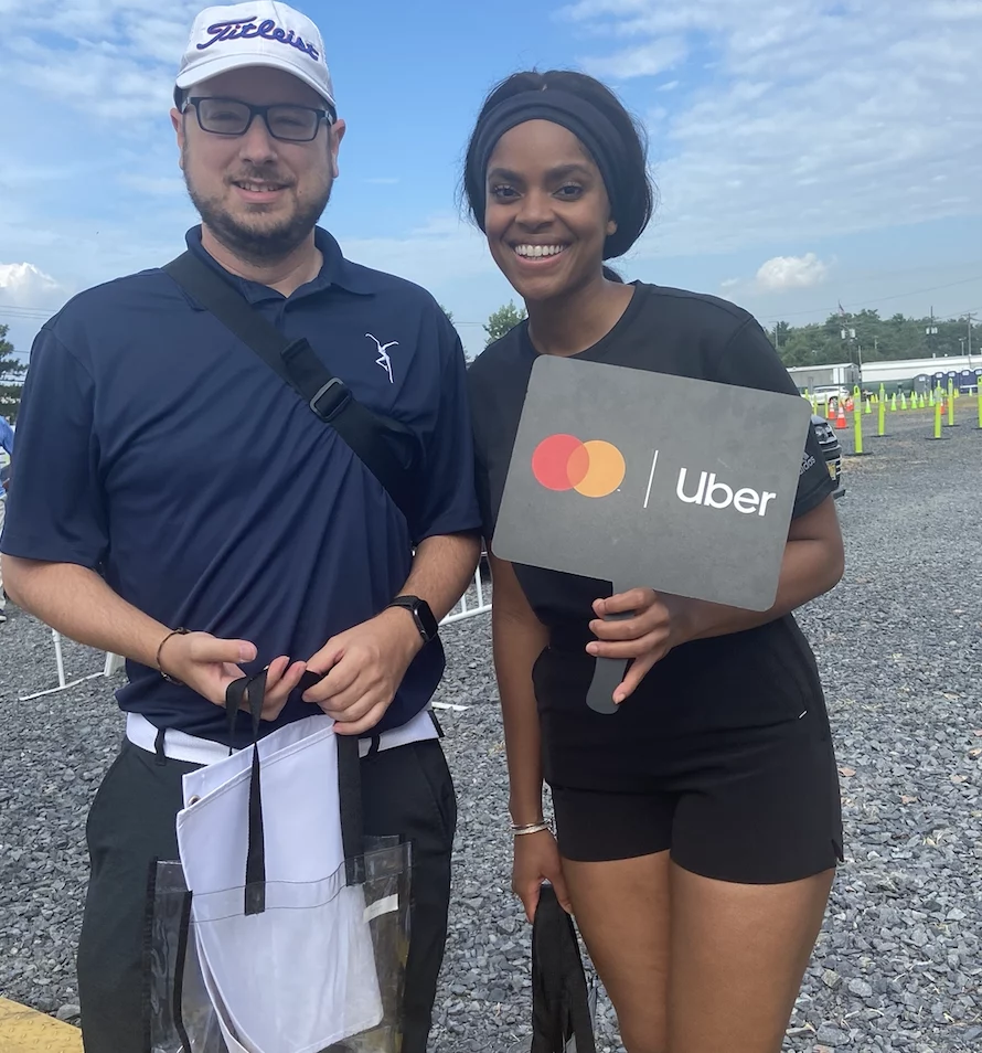 Photo of you working an event