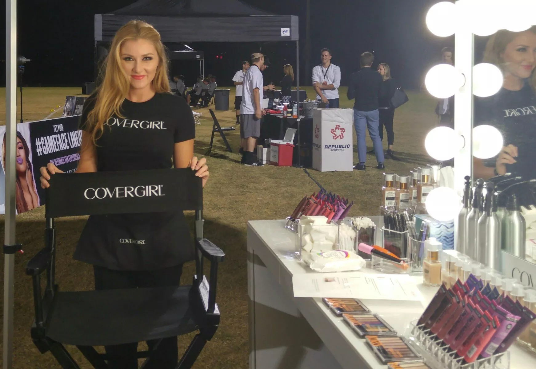 Photo of you working an event