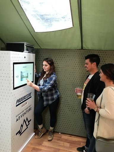 Photo of you working an event