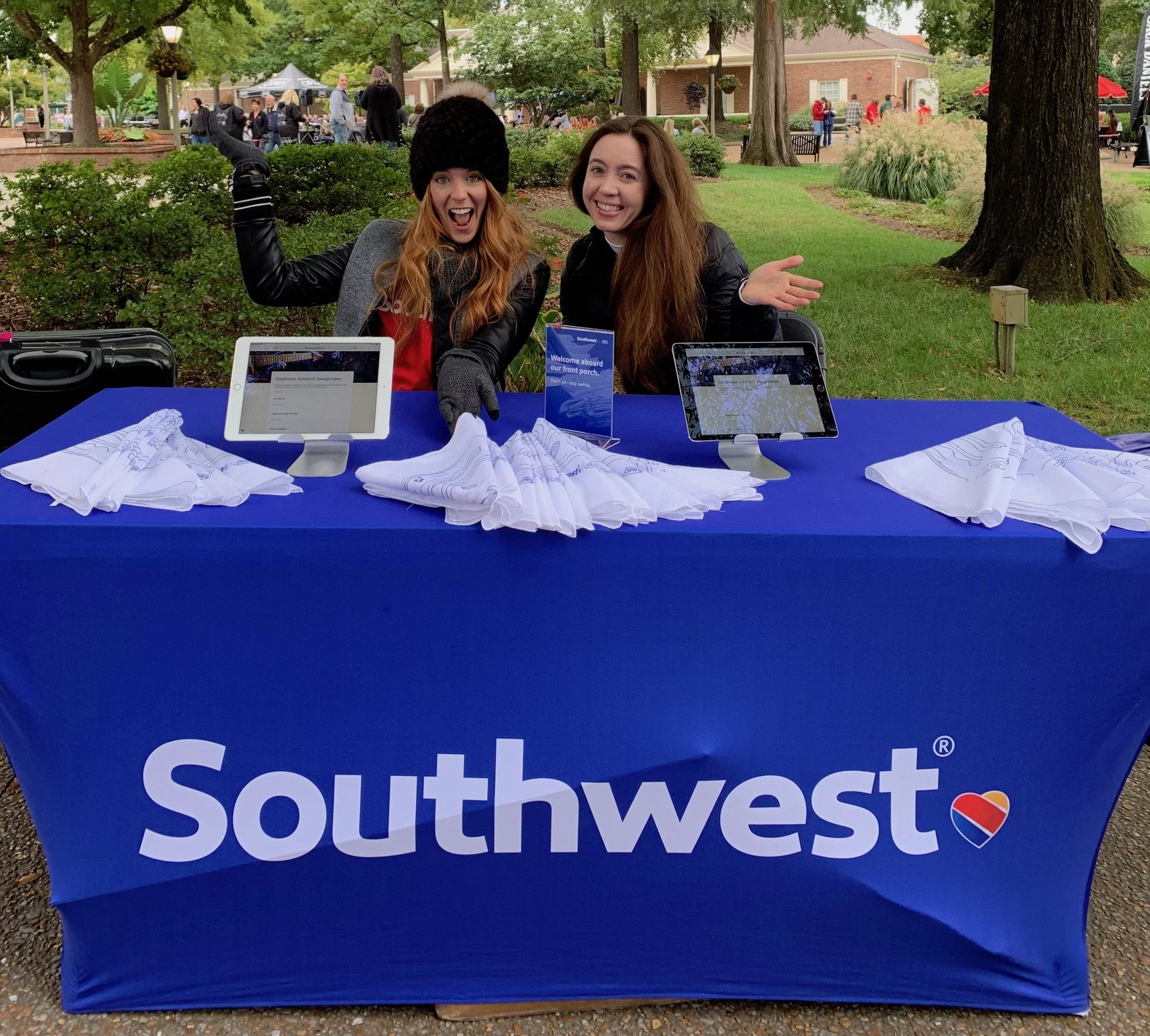 Photo of you working an event