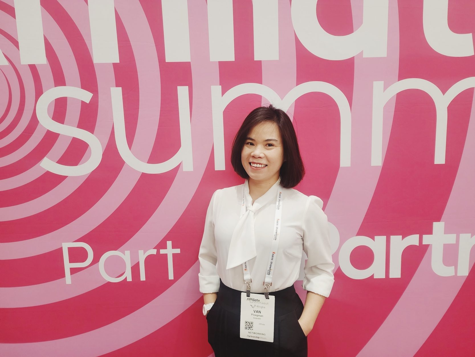 Photo of you working an event