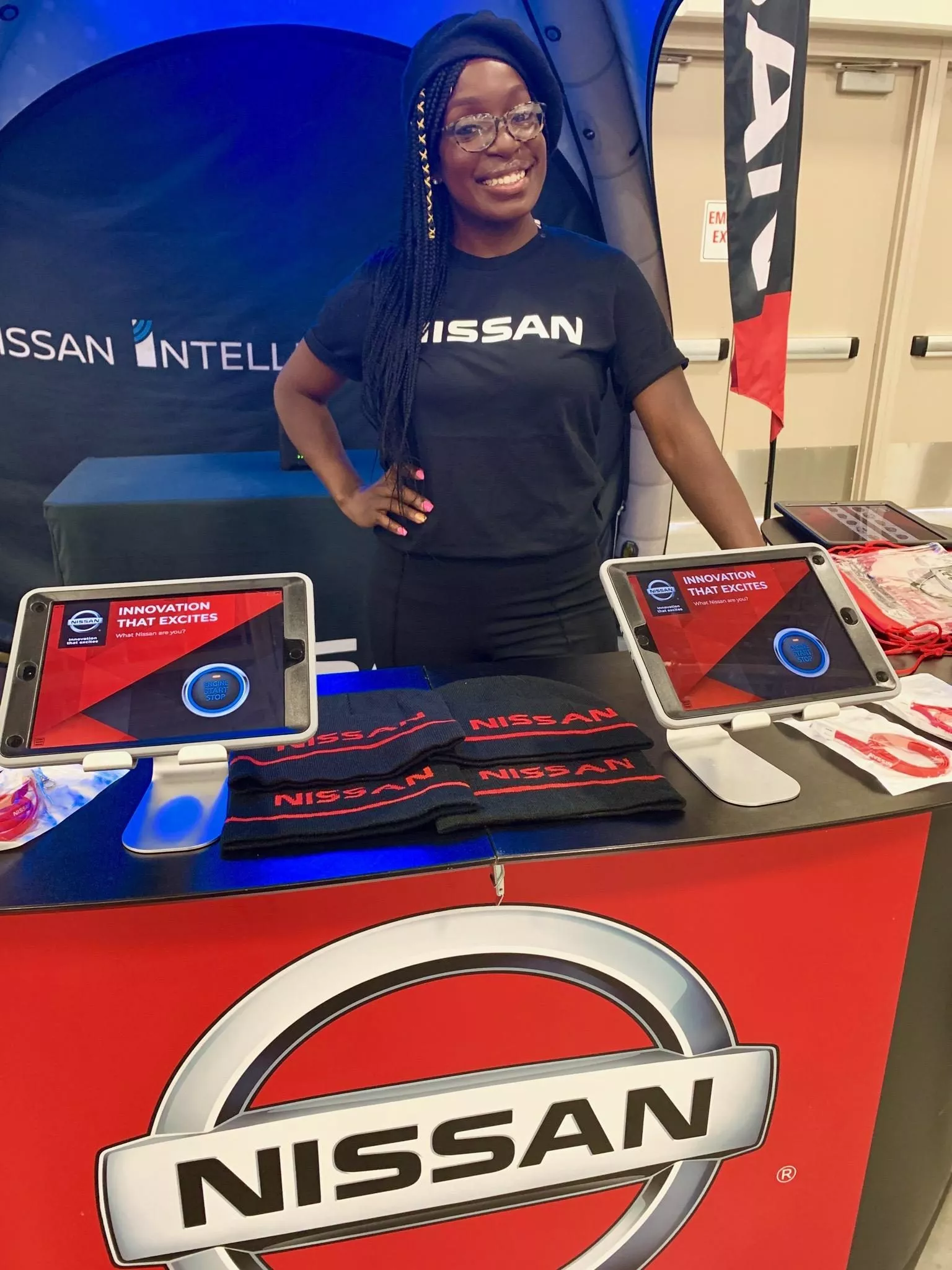 Photo of you working an event