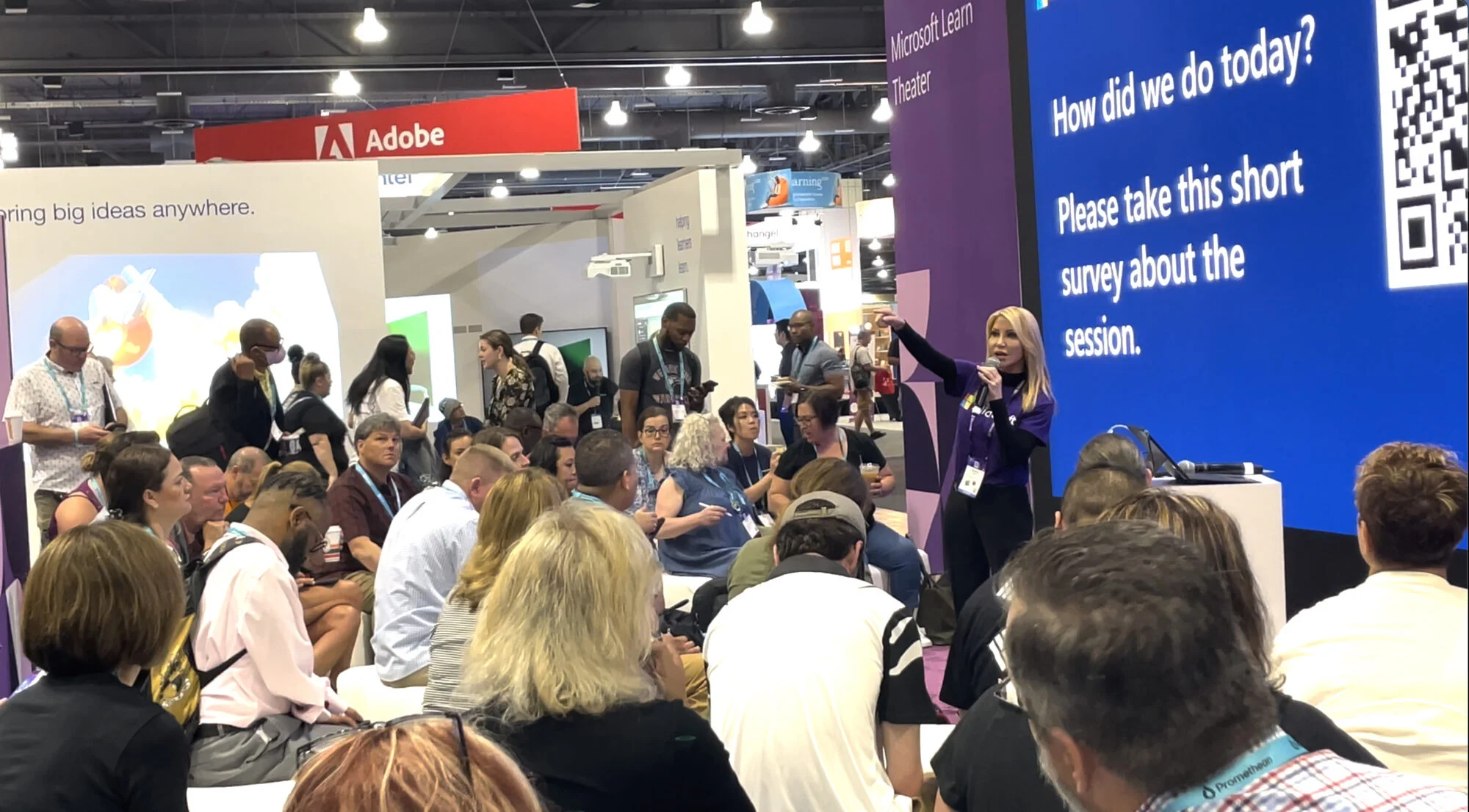 Photo of you working an event