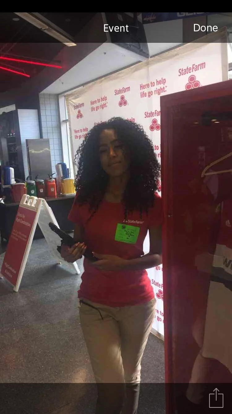 Photo of you working an event