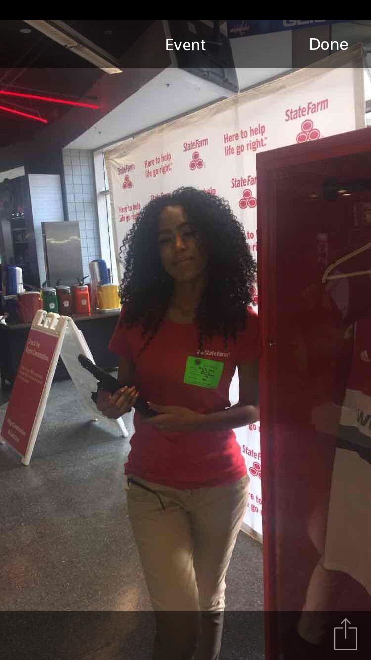 Photo of you working an event