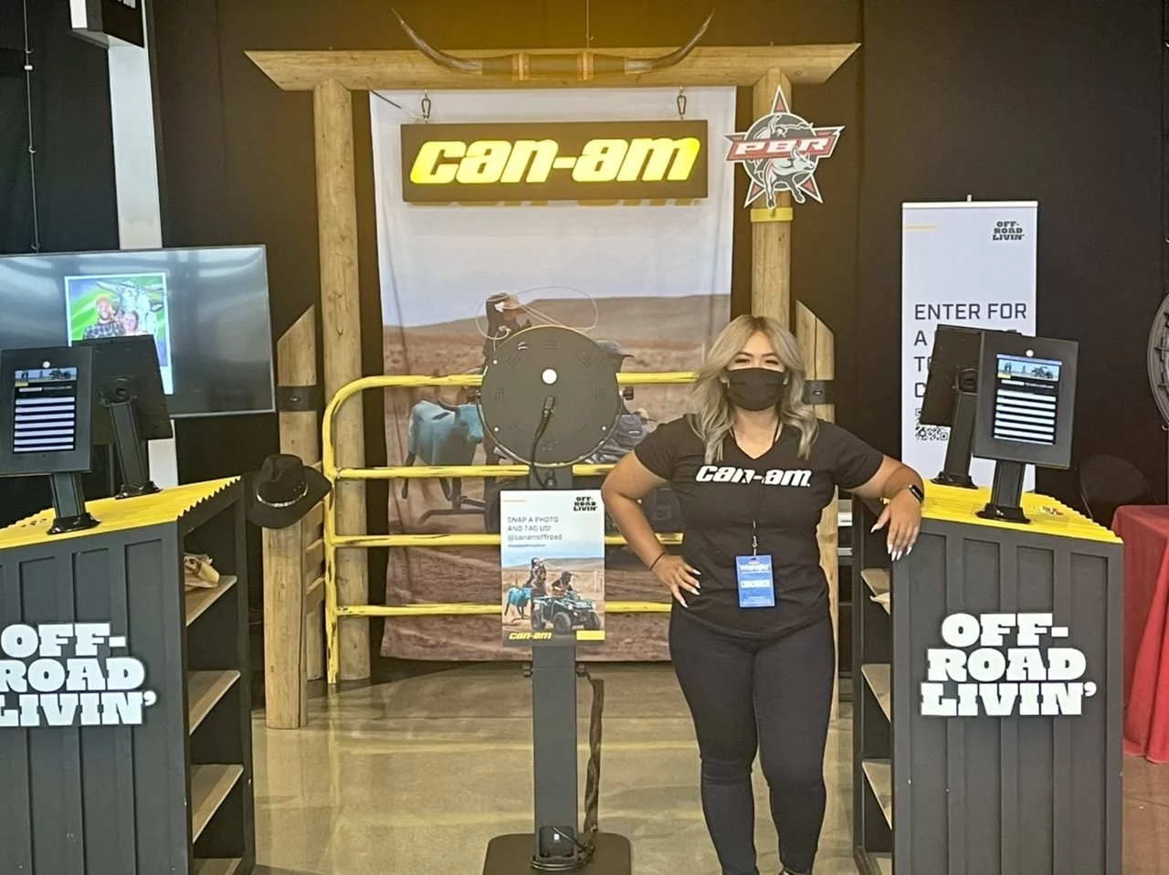 Photo of you working an event