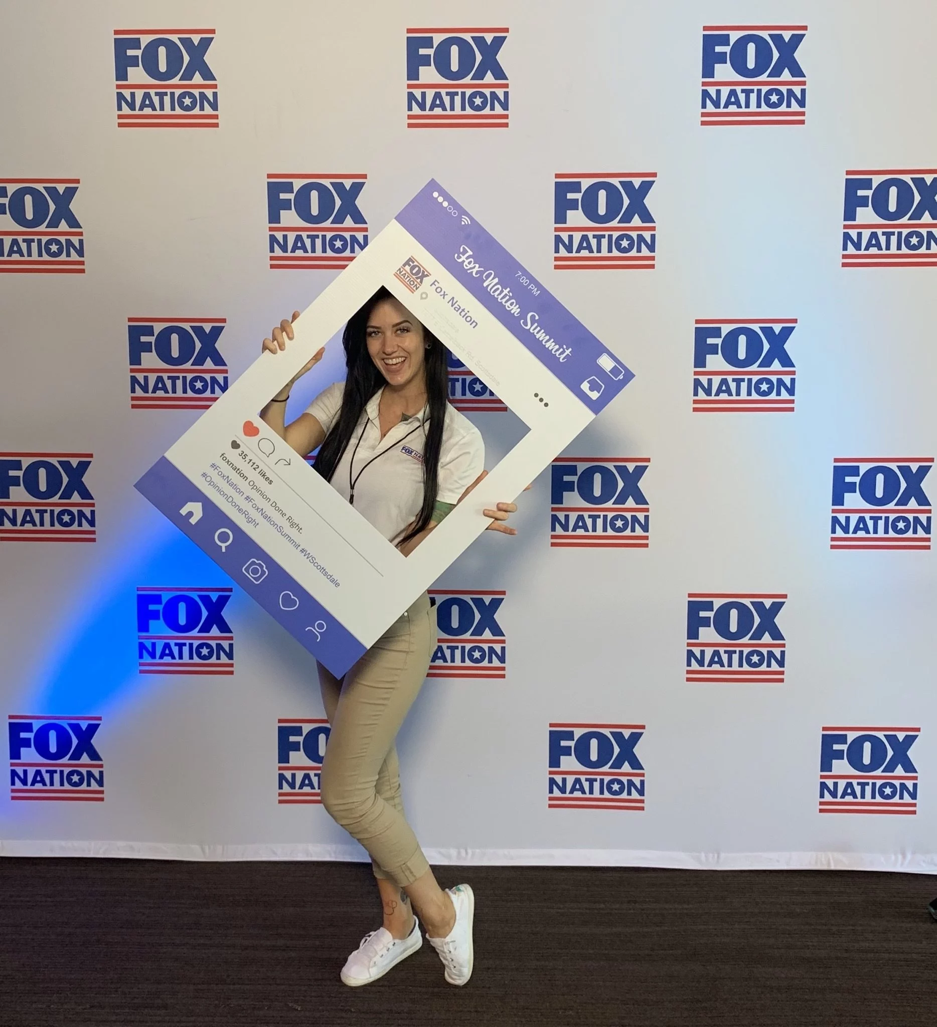 Photo of you working an event