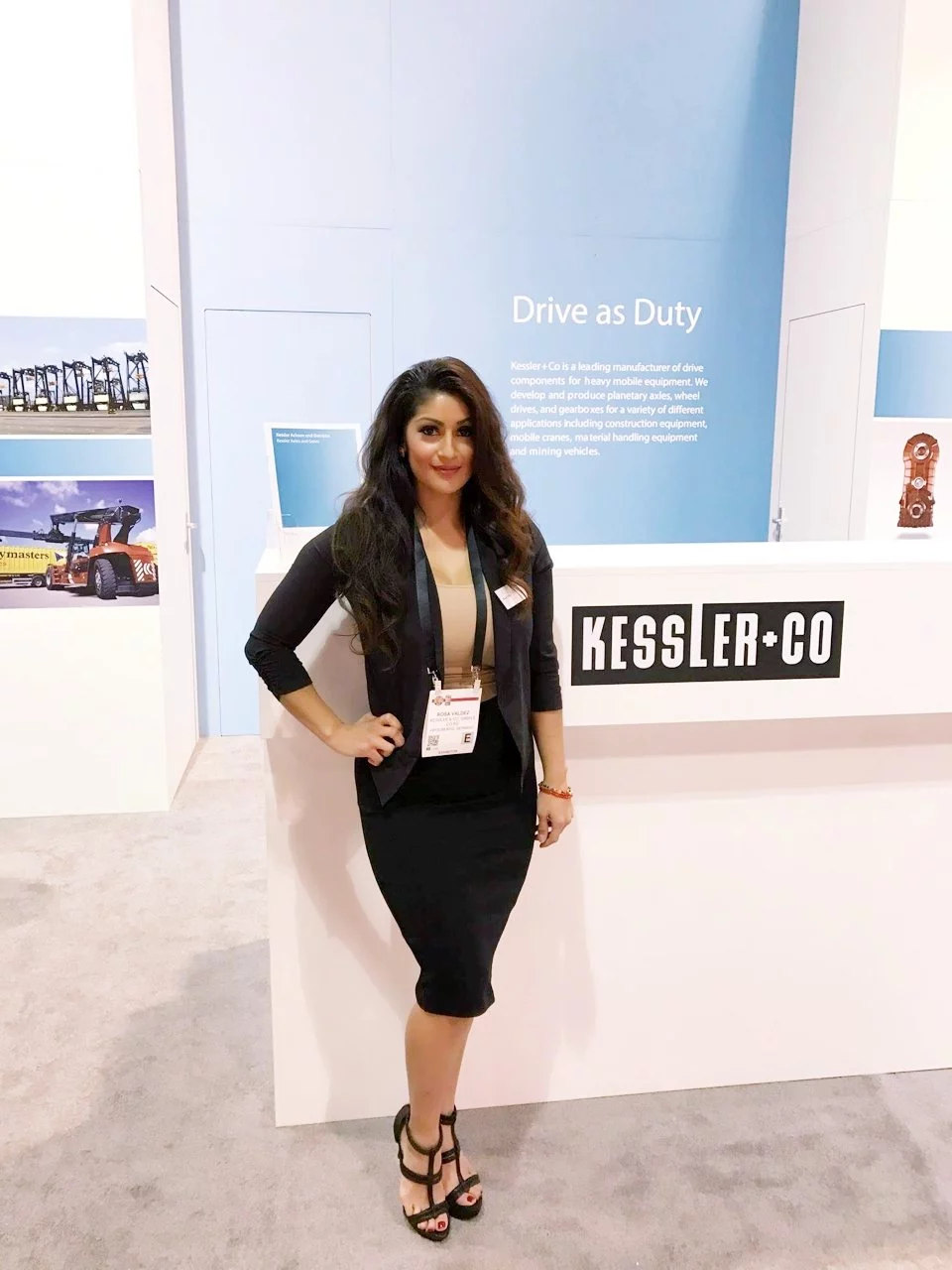 Photo of you working an event