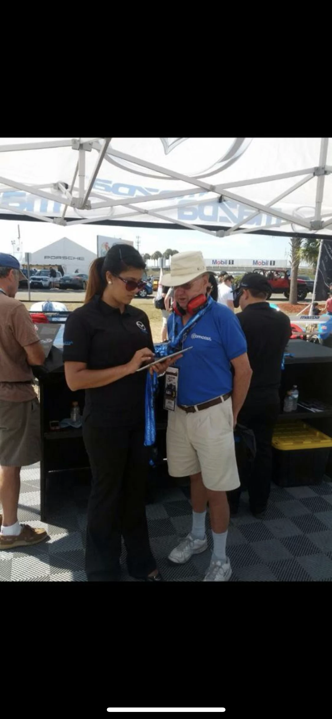 Photo of you working an event