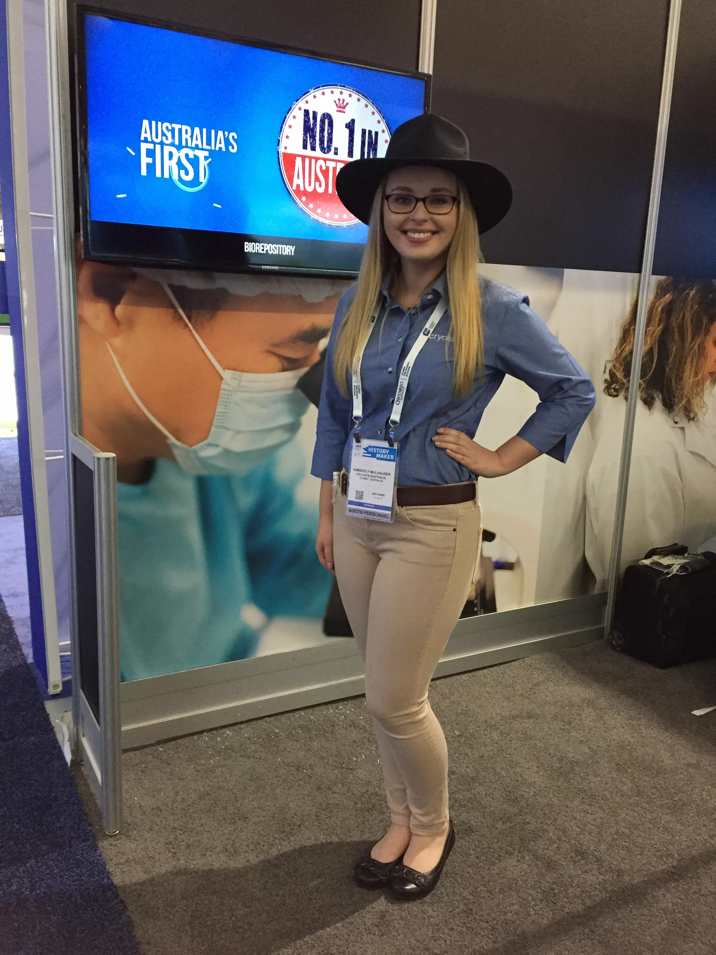 Photo of you working an event